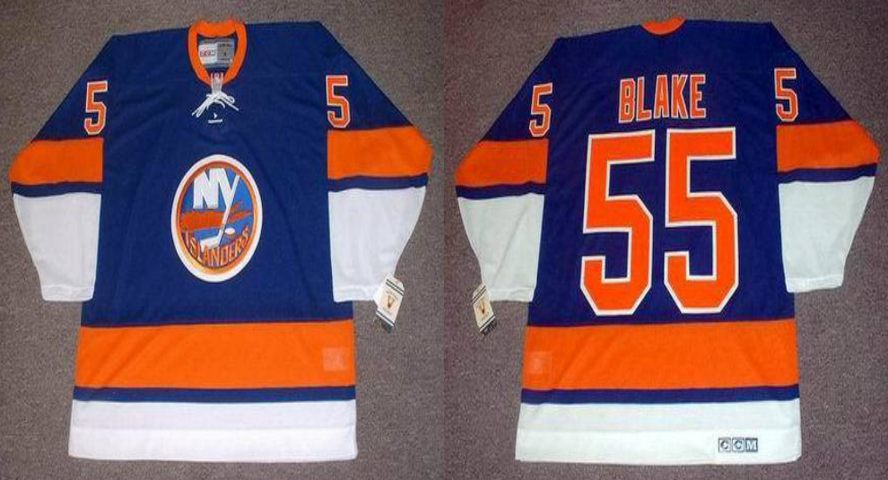2019 Men New York Islanders 55 Blake blue CCM NHL jersey